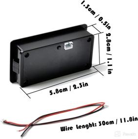 img 1 attached to ⚡️ MGGi Battery Meter: Accurate Voltage Monitor for Golf Cart, RV, Marine, Boat, Club Car, Motorcycle – 12V to 84V Capacity Indicator in White