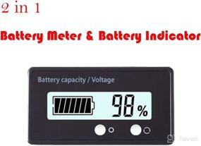 img 3 attached to ⚡️ MGGi Battery Meter: Accurate Voltage Monitor for Golf Cart, RV, Marine, Boat, Club Car, Motorcycle – 12V to 84V Capacity Indicator in White