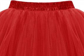 img 1 attached to Step Into The 1950S With HomRain'S Vintage Tutu Skirt - Perfect For Cosplay And Party!