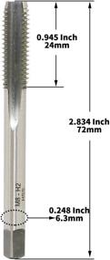 img 1 attached to High Quality Metric Machine Tap M8 X 1.25Mm Thread Pitch, 3 Flutes, HSS Screw Plug Tap For Efficient Thread Forming