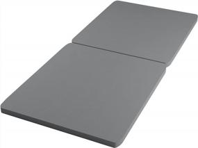img 3 attached to Sturdy Twin-Sized Grey Bunkie Board For Superior Mattress Support: Mayton 1.5-Inch Split Fully Assembled