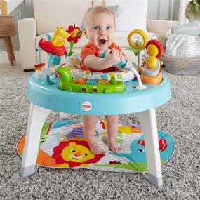 img 3 attached to 👶 Fisher-Price 3-in-1 Sit-to-Stand Activity Center: Baby to Toddler Convertible Play Center
