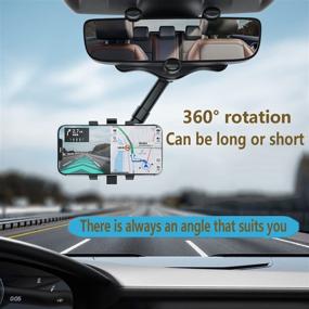 img 2 attached to 🚗 Ultimate 360°Rotatable Retractable Multifunctional Car Electronics Accessories for Navigation