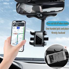 img 1 attached to 🚗 Ultimate 360°Rotatable Retractable Multifunctional Car Electronics Accessories for Navigation