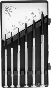 img 2 attached to 🔧 Enhance Precision: Performance Tool 1101 Jewelers Screwdriver Set, 6 Piece