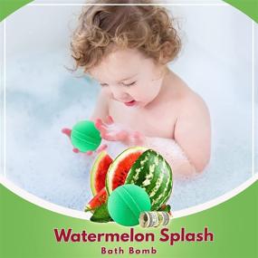 img 2 attached to 🍉 Surprise Watermelon Bath Bombs - Guaranteed Delightful Experience