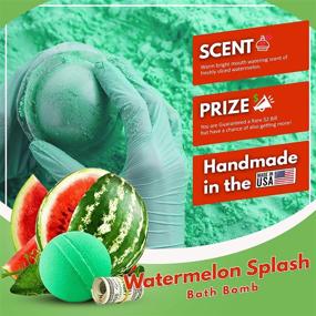 img 3 attached to 🍉 Surprise Watermelon Bath Bombs - Guaranteed Delightful Experience