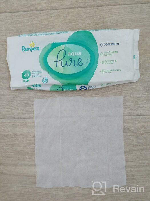 img 1 attached to Pampers Aqua Pure Wipes: Four-Pack for Gentle and Effective Baby Care review by Agata Zuzankiewicz ᠌