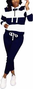 img 2 attached to Women'S Loungewear Set - Nimsruc Two Piece Lounge Pants And Top