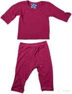🌙 twilight long sleeved pajama set by kickee pants logo