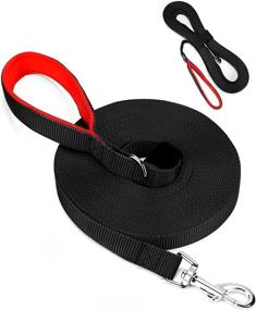 img 4 attached to 🐶 Pettom Dog Obedience Recall Training Agility Padded Lead: Extra Long Line for Effective Puppy Teaching and Recreation