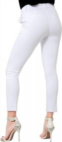 img 1 attached to Effortlessly Chic: Marycrafts Women'S Pull On Stretch Yoga Dress Business Work Pants