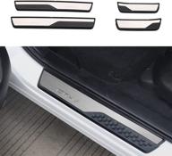 🚗 cebat stainless steel car door sill scuff plate guard set for crv 2017-2021 - automotive door entry guard protector trim, pack of 4 logo