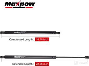 img 3 attached to 🚪 Maxpow Liftgate Gas Charged Lift Support Strut Set Compatible with 4Runner 2010-2018 PM1052 (Without Ladder)