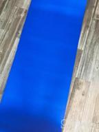 img 1 attached to Non Slip Yoga Mat For Men & Women 1/3 Inch Thick Exercise Mat With Carrying Strap - Perfect For Home Gym Pilates & Yoga Workouts. review by Jayson Sharma
