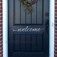 battoo welcome door vinyl decal логотип