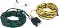 🚚 hopkins 48245 4 wire flat 20' trailer end y-harness: heavy-duty 20 feet connector for efficient towing логотип