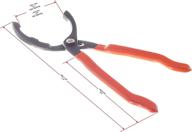 🔧 tech 12-inch oil filter pliers: automotive hand tool with slip joint, adjustable design, and 5 ½” maximum opening логотип