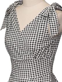 img 1 attached to GownTown Womens V Neck Bowknot Cocktail Women's Clothing via Dresses