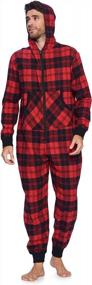 img 3 attached to 👕 Flannel Hooded Jumpsuit by Ashford Brooks