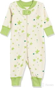 img 4 attached to 🌙 Moon and Back Footless Pajamas for Babies by Hanna Andersson