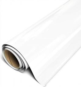 img 4 attached to 🔥 Siser EasyWeed HTV 11.8" x 5yd Roll (White) - Iron-on Heat Transfer Vinyl for T-Shirts - Compatible with Cricut and Silhouette Cutters