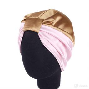 img 3 attached to EXCEART Beanie Elastic Headwear Turban Tools & Accessories