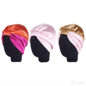 img 4 attached to EXCEART Beanie Elastic Headwear Turban Tools & Accessories