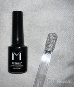 img 6 attached to MIZHSE 8-Color Reflective Glitter Gel Nail Polish Set - Diamond UV LED Soak Off Home Manicure Salon 10Ml