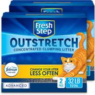 🐾 advanced concentrated clumping litter with febreeze freshness - fresh step outstretch+ logo