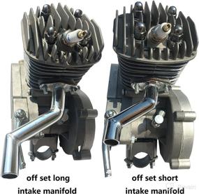 img 1 attached to 🚲 CDHPOWER 40mm Offset Air Intake for Gas Motorized Bicycles