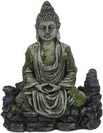 ๐๏ธ balacoo resin buddha statue aquarium decoration - underwater hideaway for betta fish tank, lizards, turtles, reptiles, amphibians logo