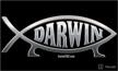 evolvefish darwin fish bumper sticker logo