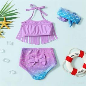 img 3 attached to Swimsuit Tassels Pinapple Bowknot Swimwear Apparel & Accessories Baby Boys good in Clothing