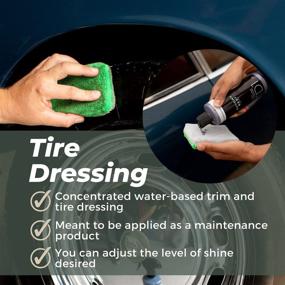 img 1 attached to 🚗 Premium Sunday Best Car Care: Tire Dressing, Shine & Protectant for Vinyl, Rubber, & Plastic - Long Lasting Easy Spray or Wipe on Application - Commercial Grade Water Based Solution (16oz)