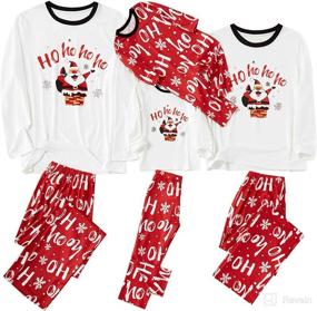 img 4 attached to Christmas Matching Jammies Holiday Sleepwear Apparel & Accessories Baby Boys -- Clothing