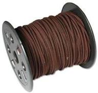 10 feet dark brown faux leather suede necklace cord - ultra microfiber material for superior quality logo