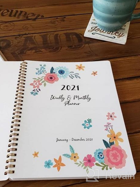 img 1 attached to 2023 Planner: 8" X 10" Large Agenda With Thick Paper, Twin-Wire Binding & Flexible Cover - Perfect For Home, School And Office Organization! review by Danny Bell