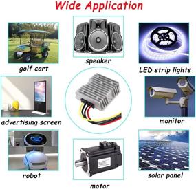 img 1 attached to Protooma Voltage Converter Waterproof Transformer