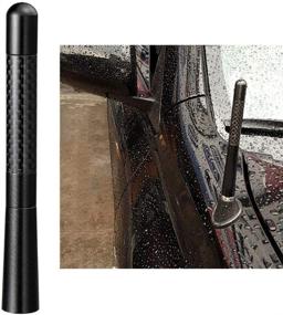 img 3 attached to 🚗 Bingfu Carbon Fiber Vehicle Antenna Mast: Compatible Toyota Tundra, Tacoma, 4Runner, FJ Cruiser, Sienna, Highlander | Nissan Titan, Frontier, Rogue, Juke, Xterra