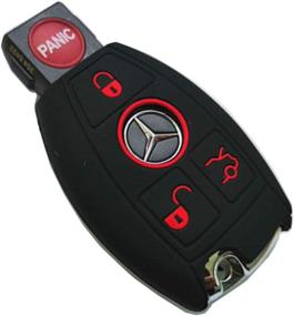 img 2 attached to 🔑 Enhanced Protection for Mercedes Benz Key Fob: KAWIHEN Silicone Cover - Fit W203 W210 W211 AMG W204 C E R CL GL S SL BGA CLS CLK CLA SLK Classe IYZ3312