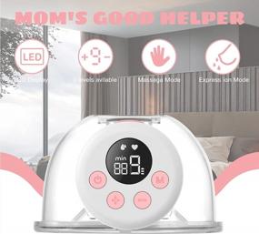 img 2 attached to Wireless Wearable Breast Pump By Befano: Hands-Free S12 Electric Pump With 24Mm And 27Mm Flanges, 2 Modes, 9 Levels For Breastfeeding, Silent And Portable With Single Pump - Pink