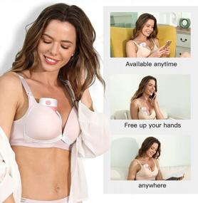 img 3 attached to Wireless Wearable Breast Pump By Befano: Hands-Free S12 Electric Pump With 24Mm And 27Mm Flanges, 2 Modes, 9 Levels For Breastfeeding, Silent And Portable With Single Pump - Pink