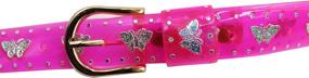 img 1 attached to Women Girls Candy Butterfly Transparent Women's Accessories : Belts