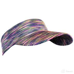 img 4 attached to 🌞 Stylish and Versatile: Scunci Headwrap Visor Assorted Count for Ultimate Sun Protection