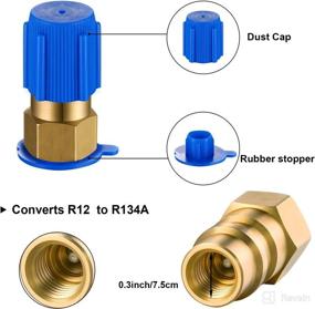 img 1 attached to Piercing U Charging Refrigerant Universal Retrofit Tools & Equipment