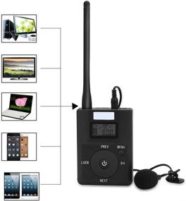 img 3 attached to 📻 Portable 3.5MM Low-Power FM Transmitter Stereo Radio Adapter with LCD Display - Ideal for Tourism, Meetings, Campus, and Home Wireless Audio