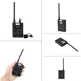 img 2 attached to 📻 Portable 3.5MM Low-Power FM Transmitter Stereo Radio Adapter with LCD Display - Ideal for Tourism, Meetings, Campus, and Home Wireless Audio