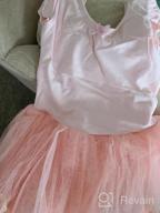 img 1 attached to Girls' Cotton Ballet Leotard Tutu Skirted Dress With Front Lining - Perfect For Dance review by Nicole Porter