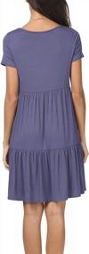 img 2 attached to Levaca Women'S Summer Ruffle Dress - Stylish & Comfortable Loose Swing Casual Wear